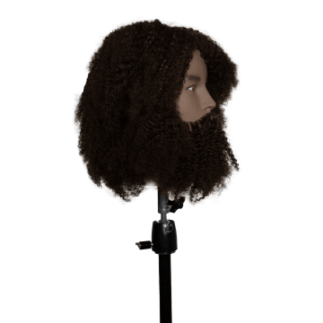 SCOTT afro barber mannequin head