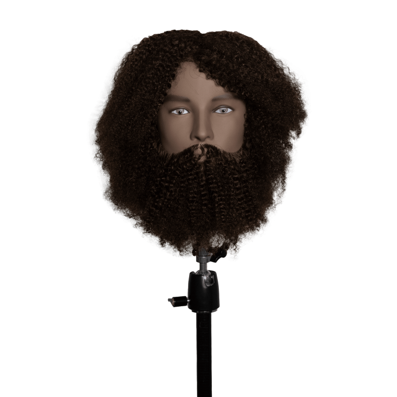 SCOTT afro barber mannequin head