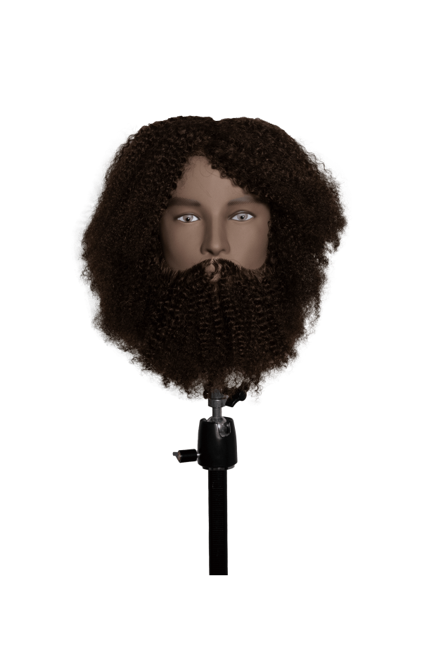 SCOTT afro barber mannequin head