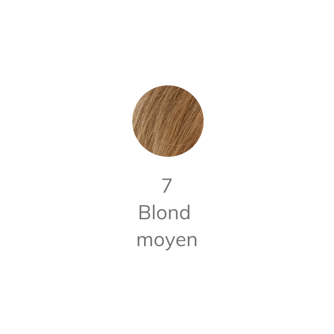 Tête à coiffer professionnelle 60 % cheveux naturels blond doré - Qoxi OBM